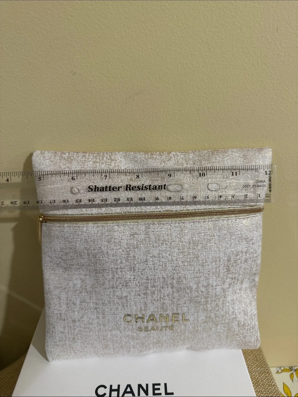 GWP Item CHANEL makeup case Chanel Cosmetic case Chanel Pouch Chanel travel case